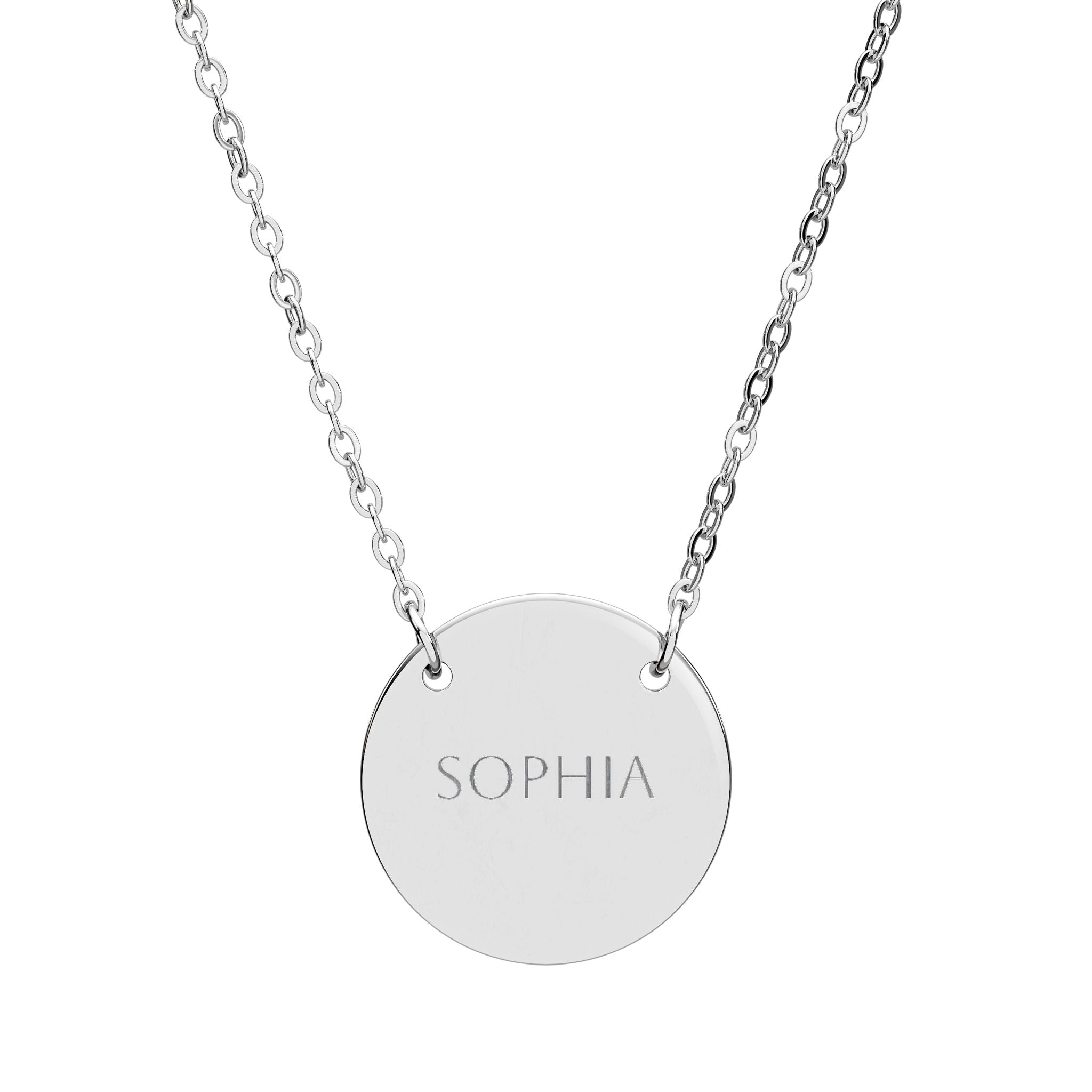 Custom Name Circle Necklace